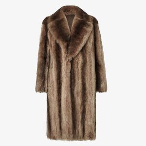 Fendi brown shearling coat
